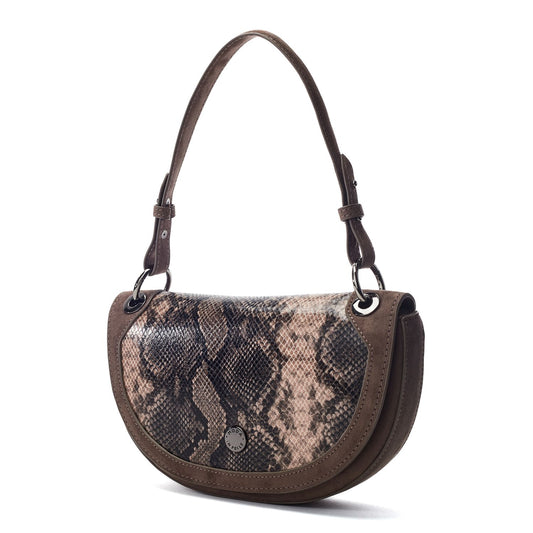 Fillipa Bag Taupe Snake Print 