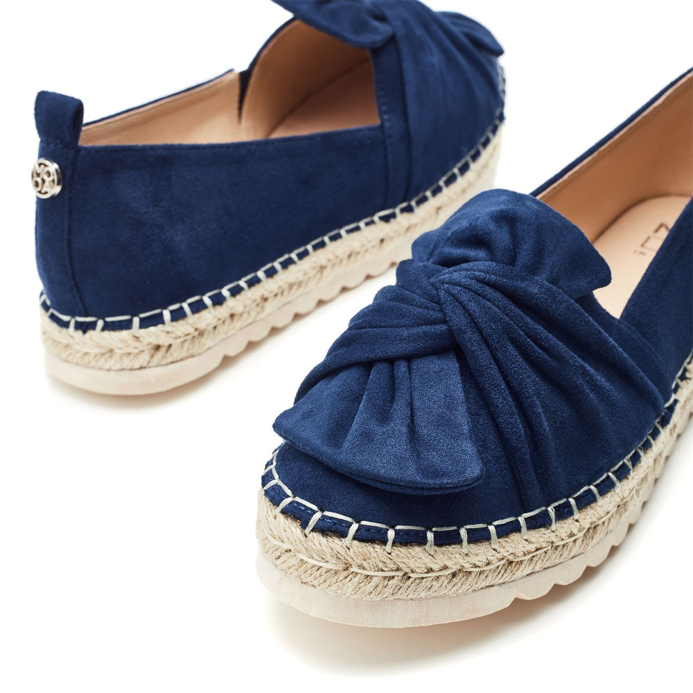 Fionna Navy Alcantara Shoes