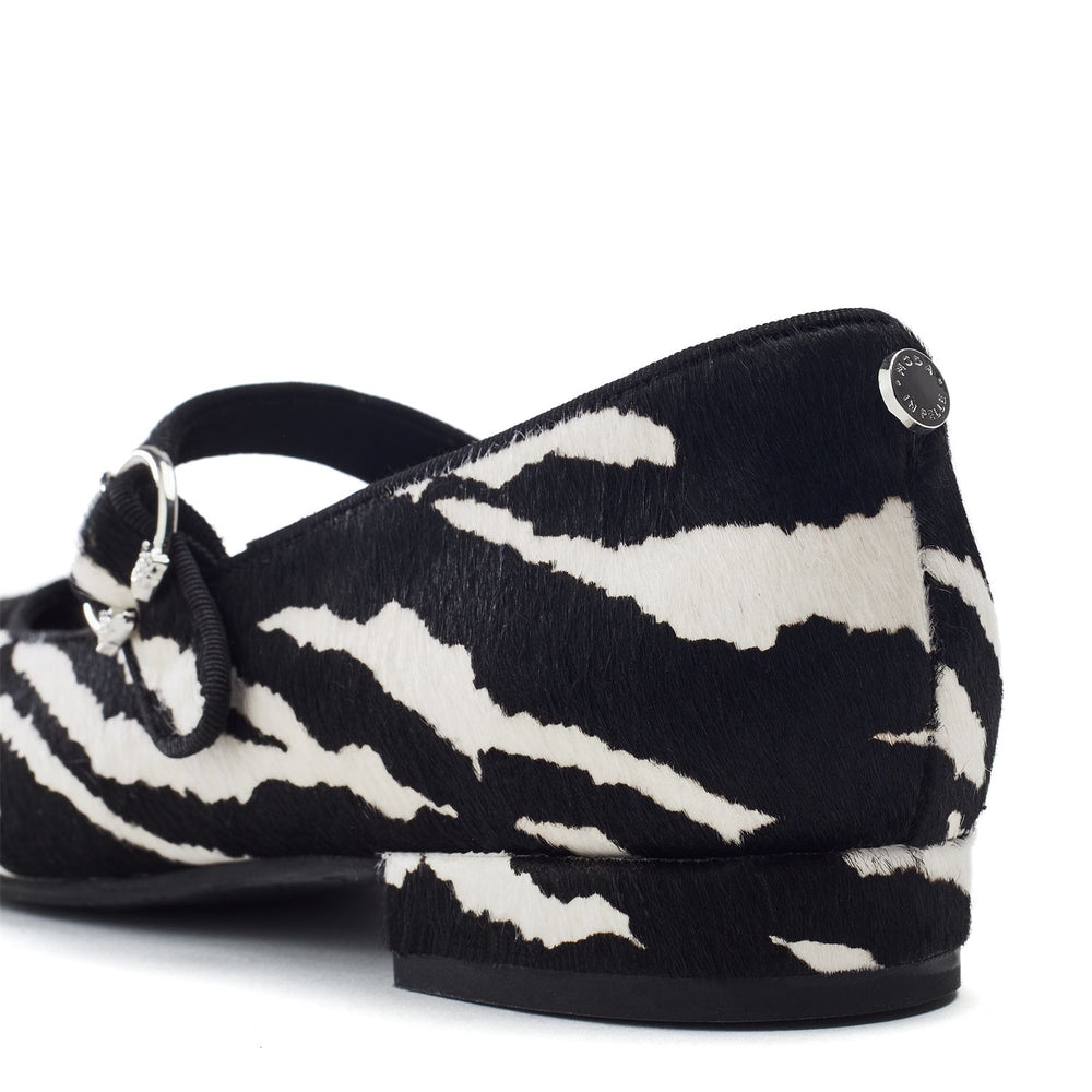 Firuta Zebra Pony Hair Shoes