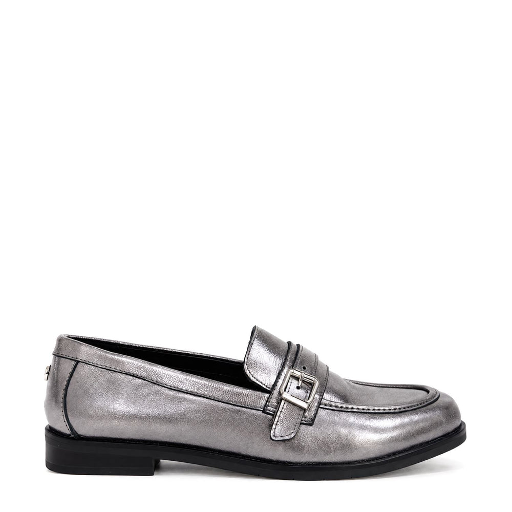 Freda Pewter Leather Shoes