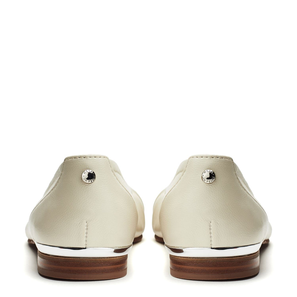 Freesia Off White Leather Shoes
