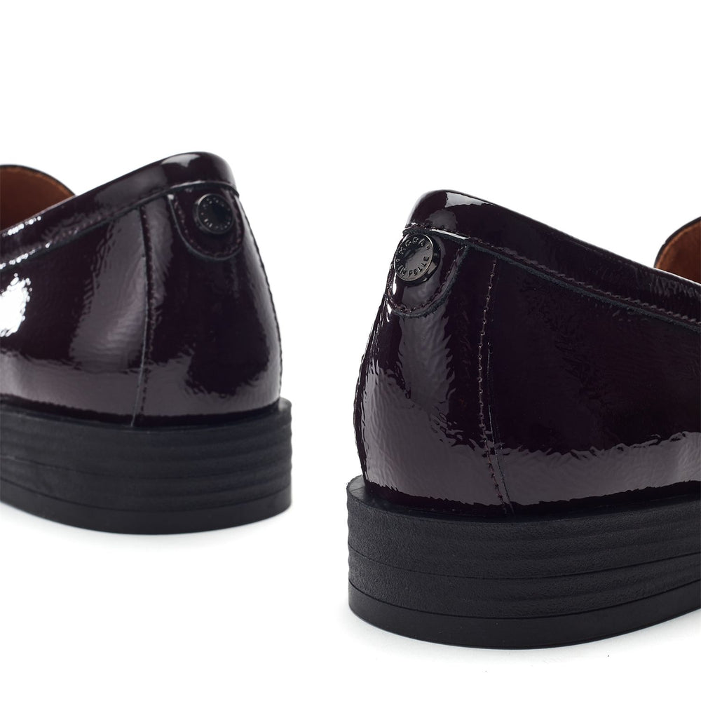 Fumia Burgundy Patent Leather Shoes