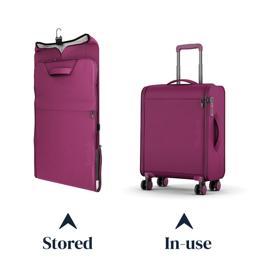 Futo Carry On Burgundy Textile 