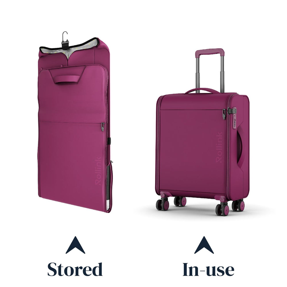 Futo Carry On Burgundy Textile 