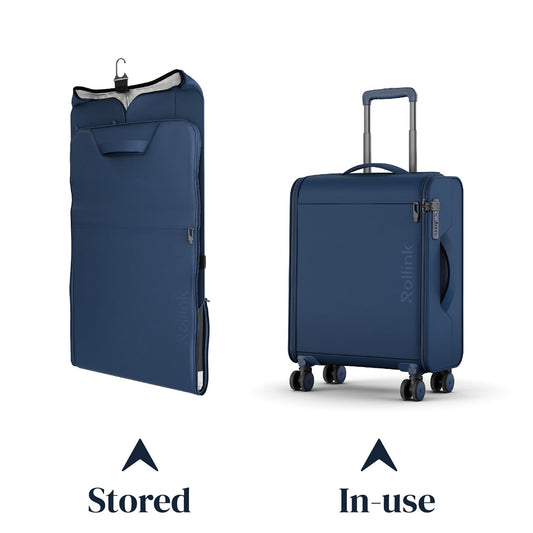 Futo Carry On Dark-Blue Textile 