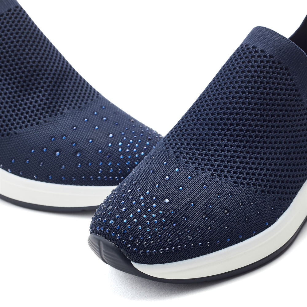 Galorine Blue Textile Trainers