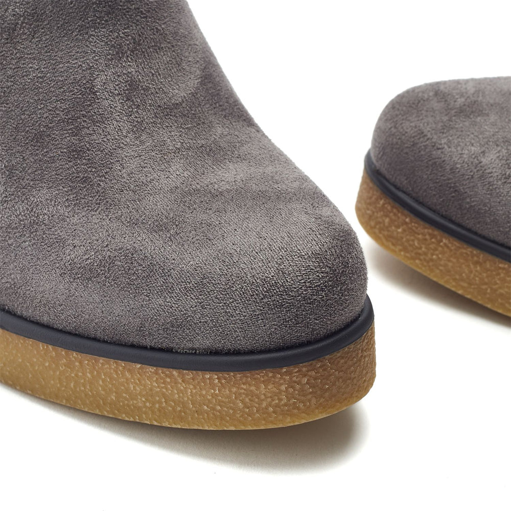 Gardenn Grey Alcantara Boots