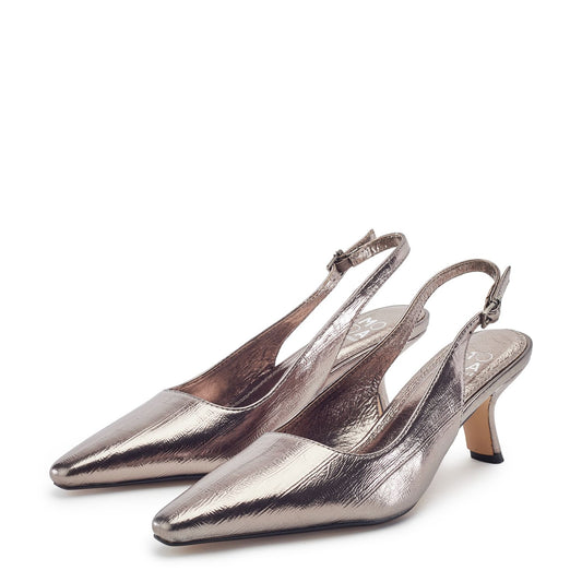 Gasella Pewter Eel Porvair Shoes
