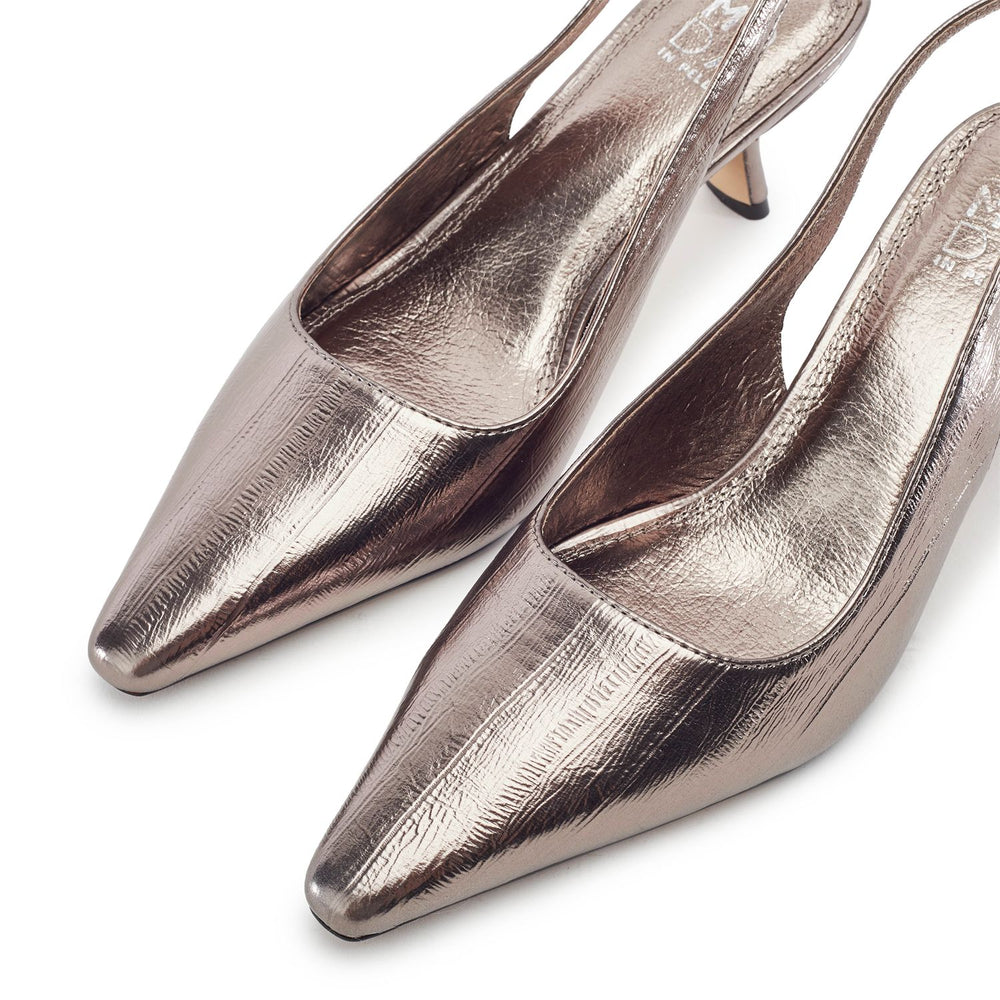 Gasella Pewter Eel Porvair Shoes