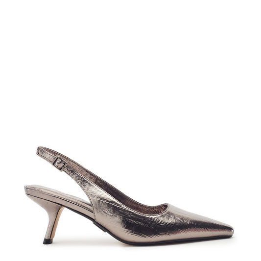 Gasella Pewter Eel Porvair Shoes