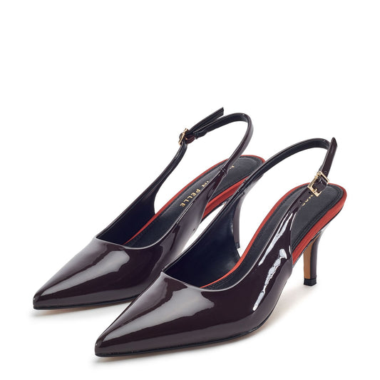 Gavanti Dark Brown Patent Shoes