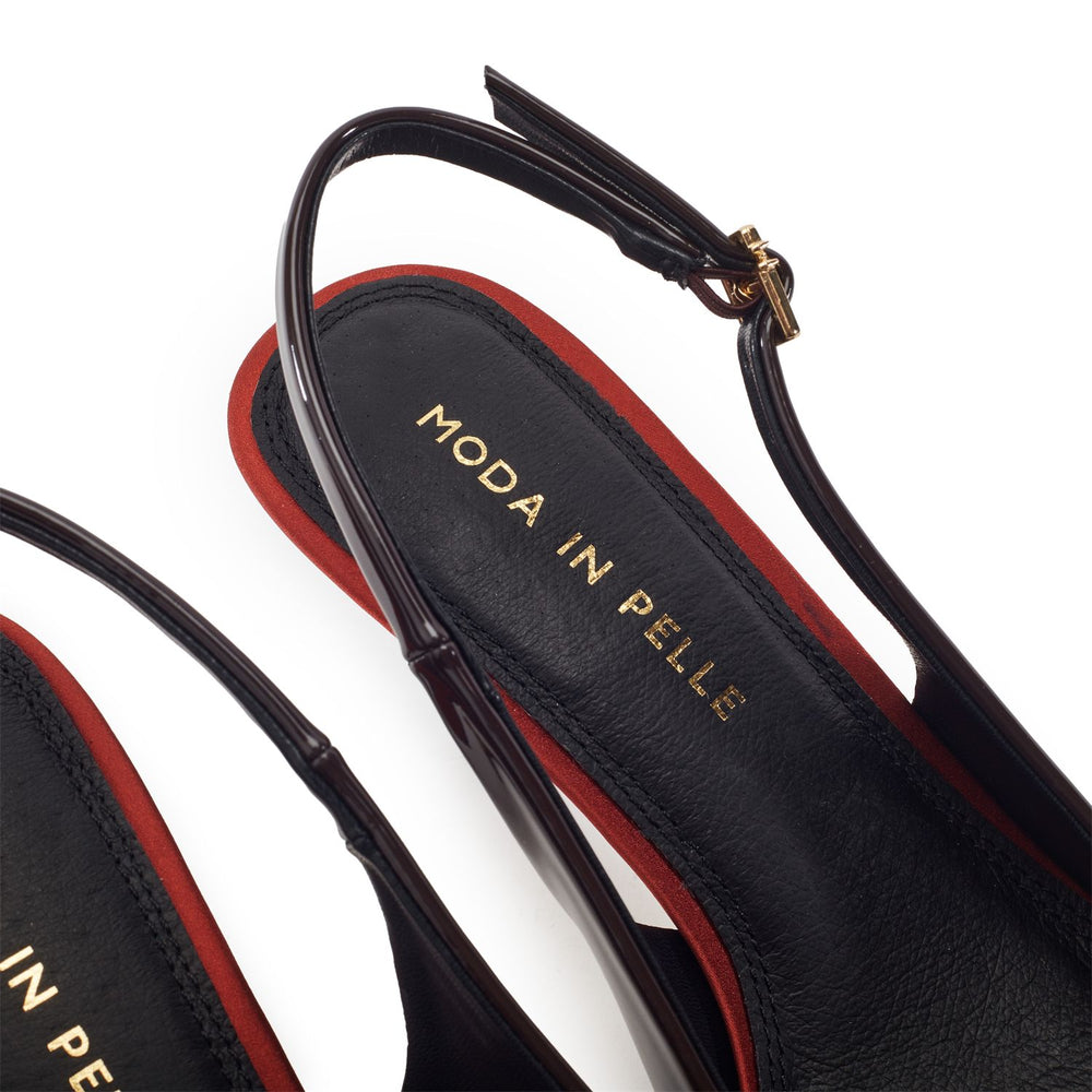 Gavanti Dark Brown Patent Shoes