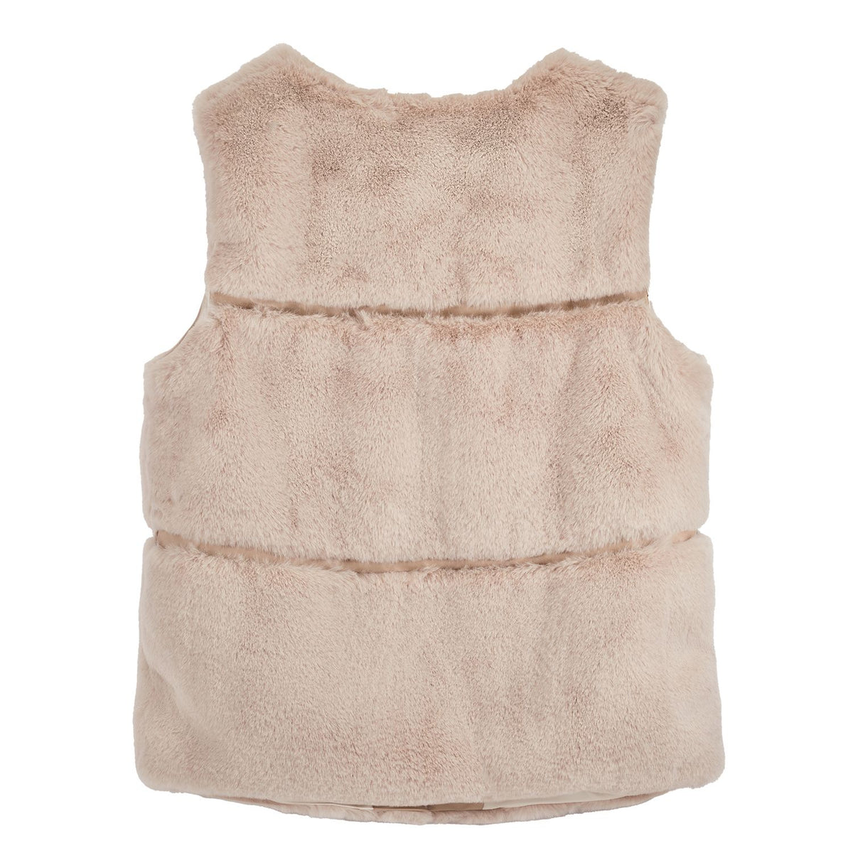 Gianna Gilet Cream Faux Fur 