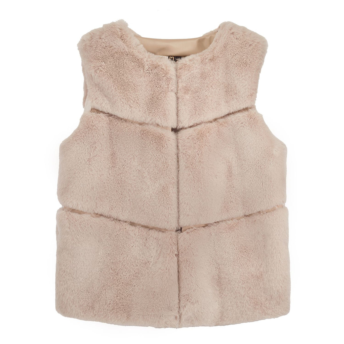 Gianna Gilet Cream Faux Fur 