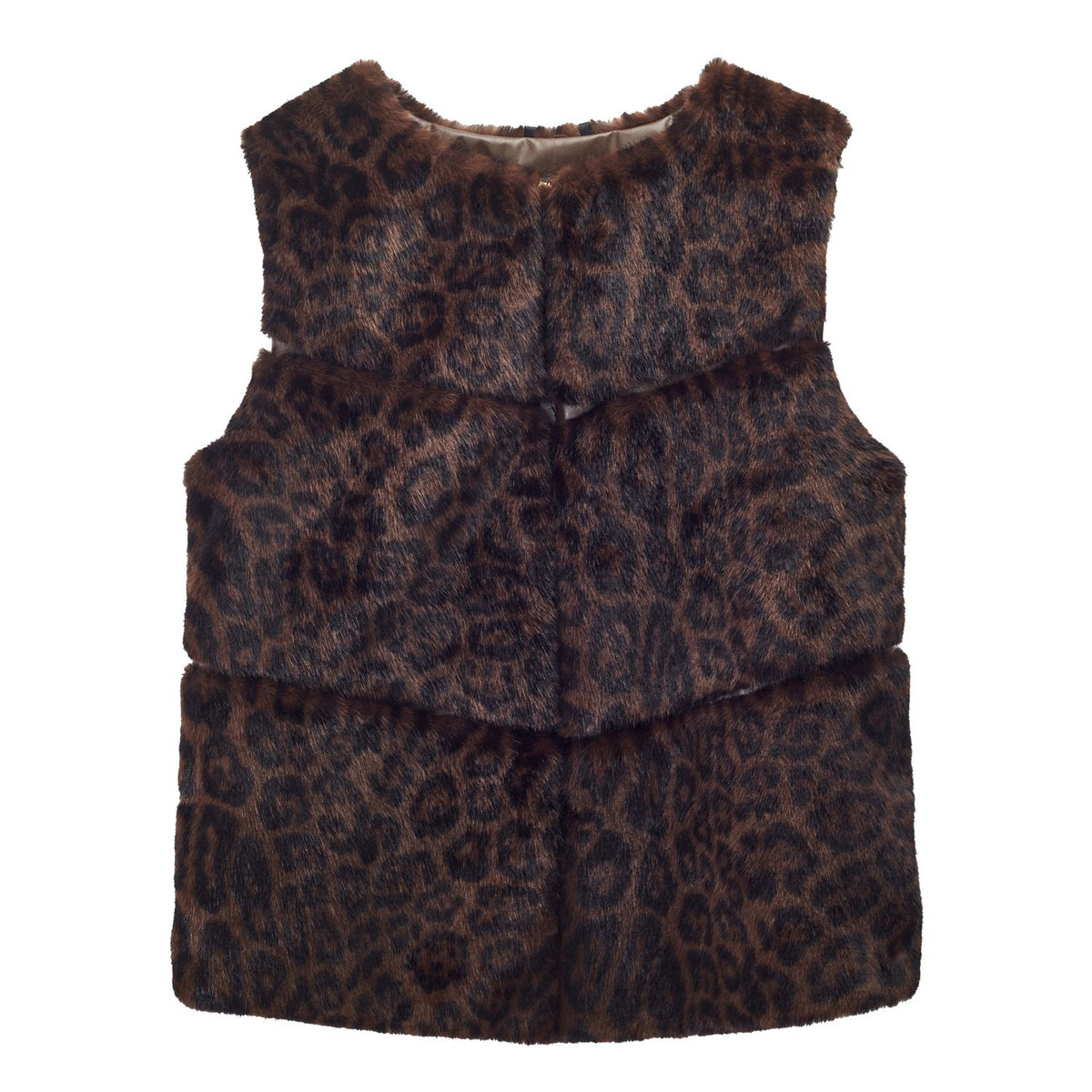 Gianna Gilet Leopard Faux Fur 