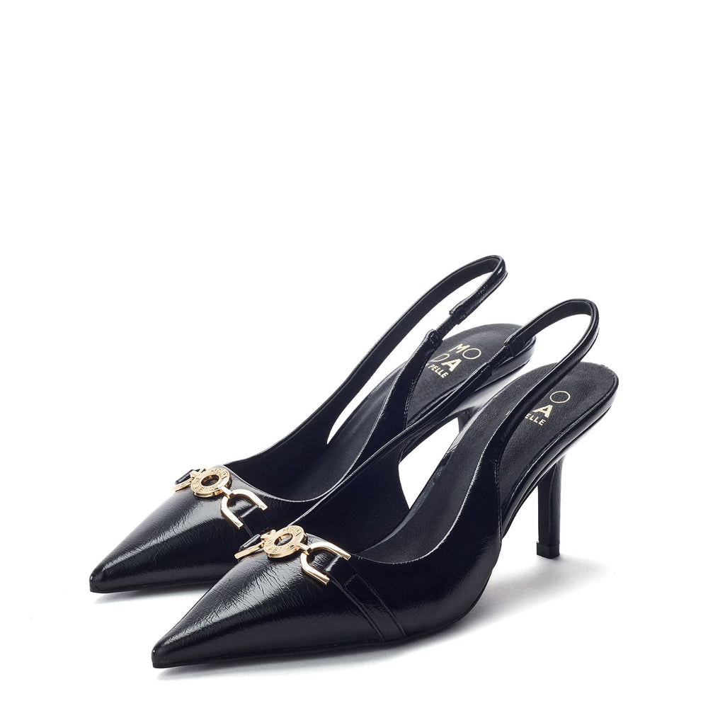 Ginen Black Patent Shoes
