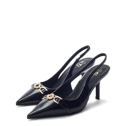 Ginen Black Patent Shoes