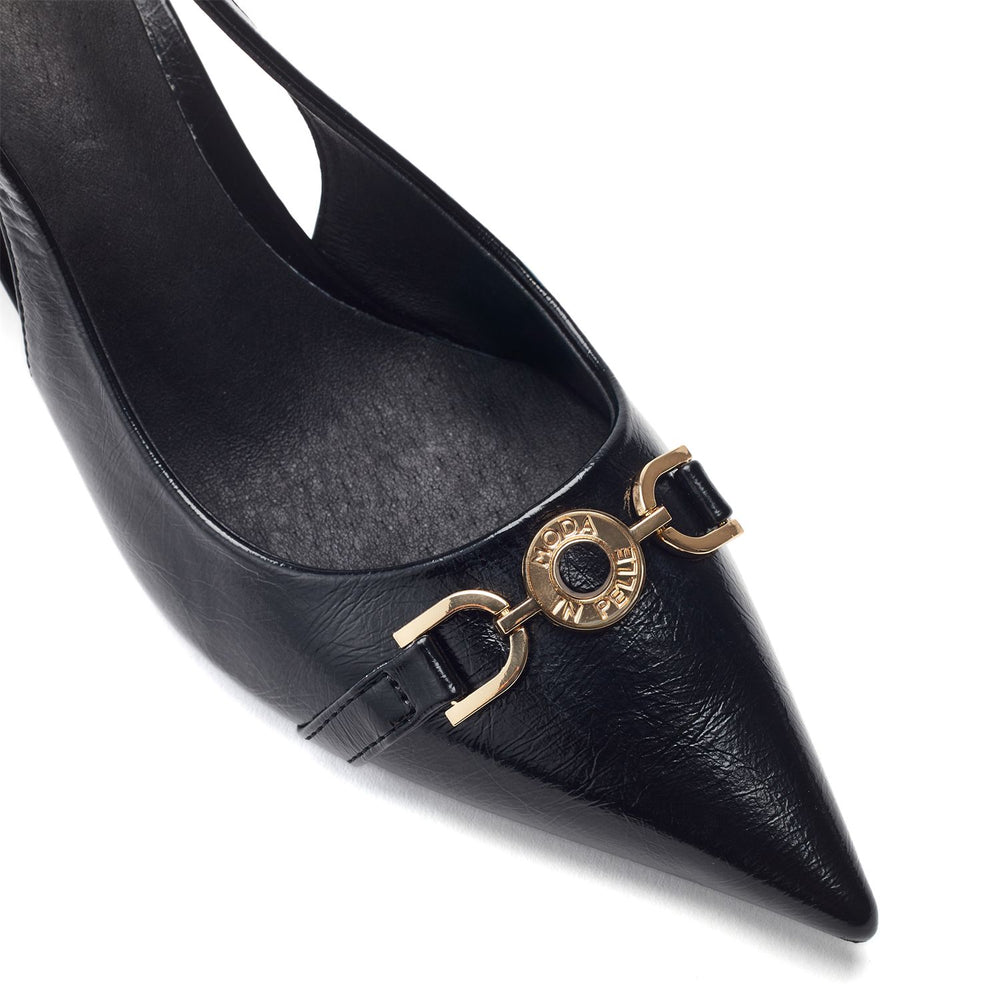 Ginen Black Patent Shoes