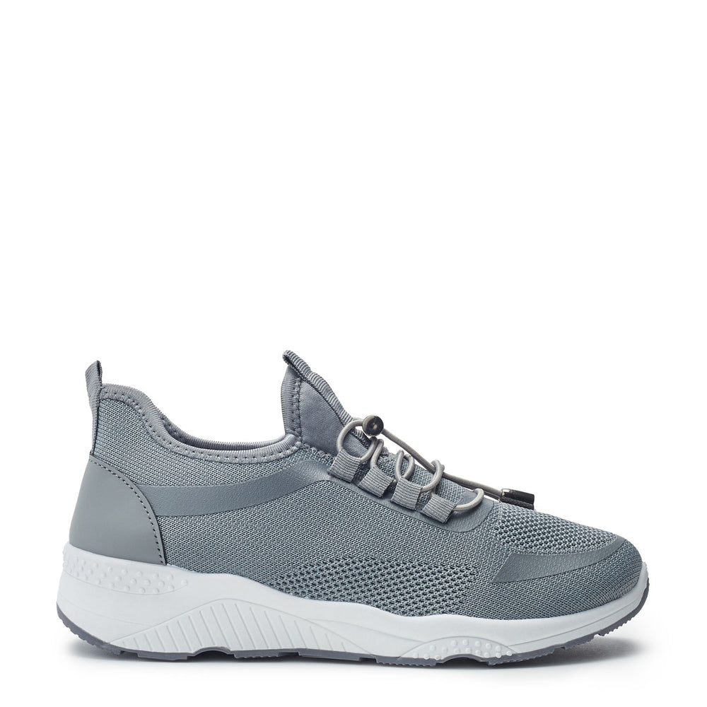 Ginevra Grey Textile Trainers