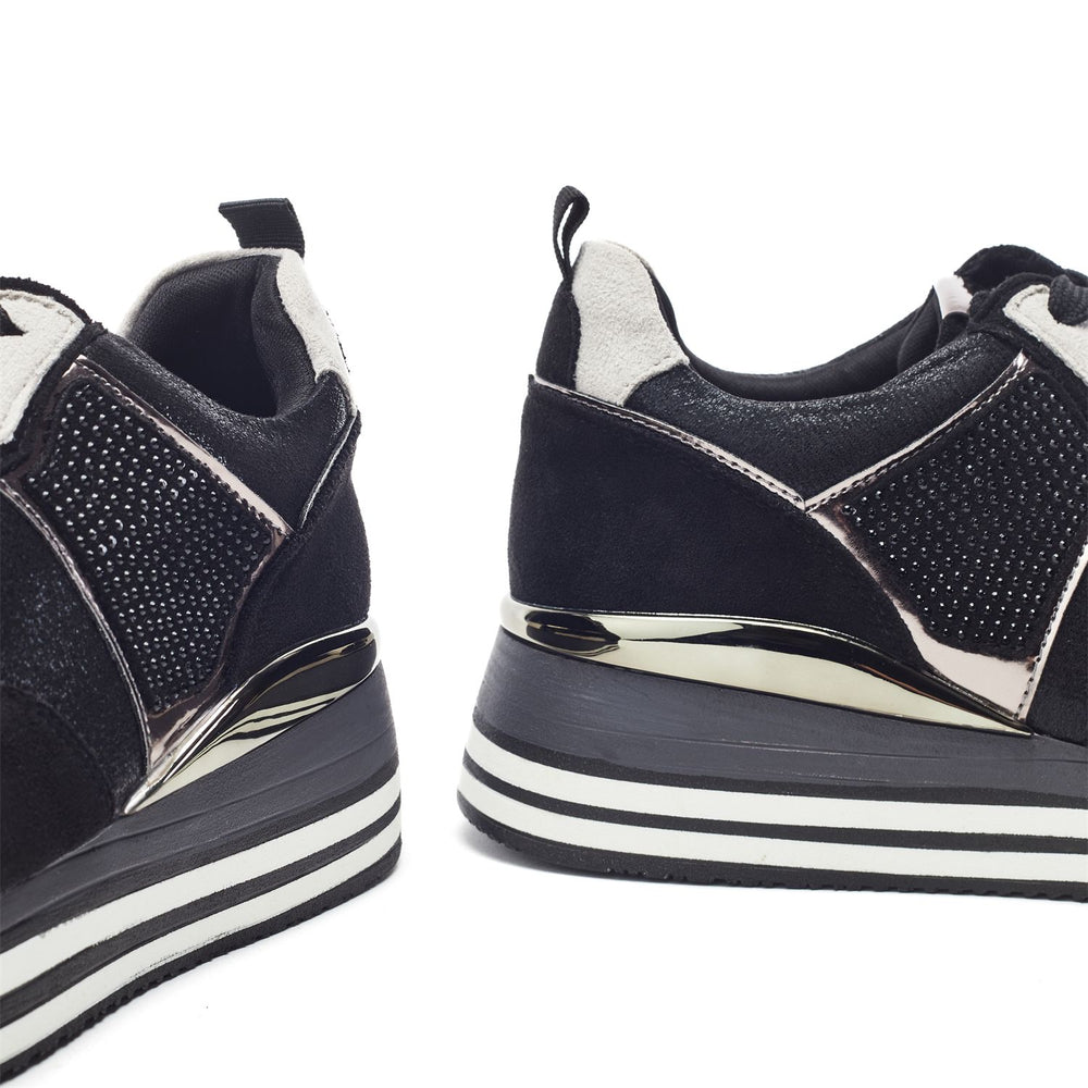Giuli Black Porvair Trainers