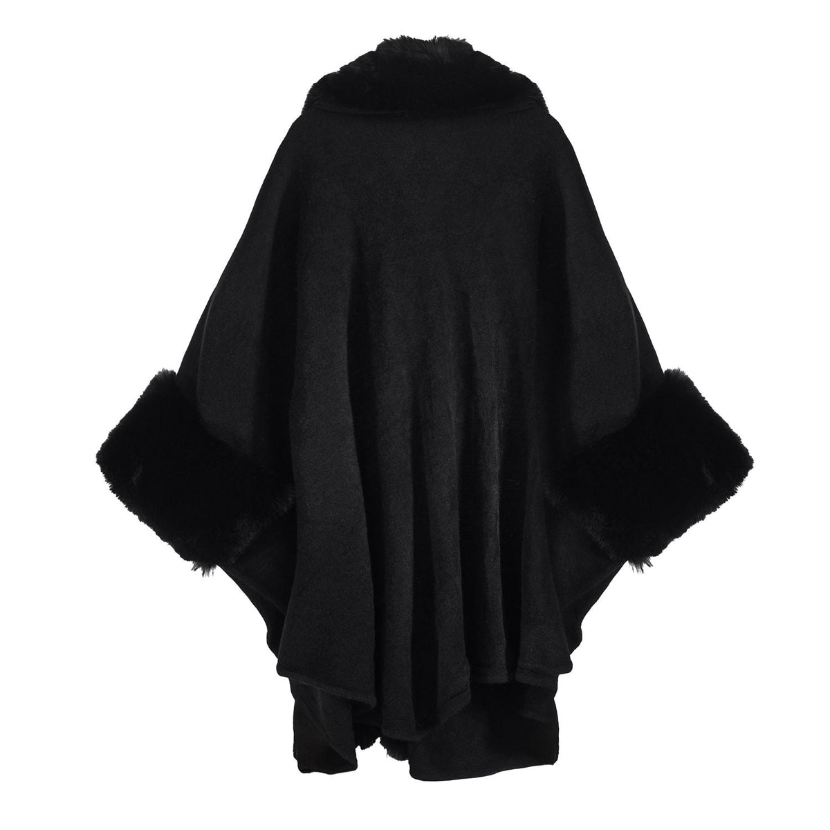 Gloria Poncho Black Textile 