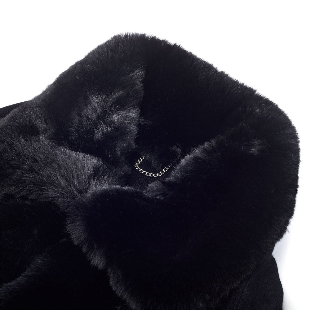 Gloria Poncho Black Textile 