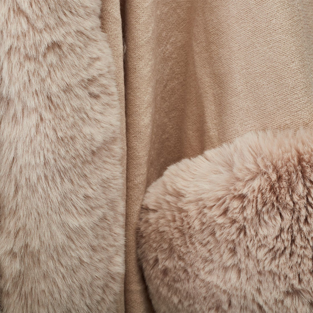 Gloria Poncho Cream Textile 