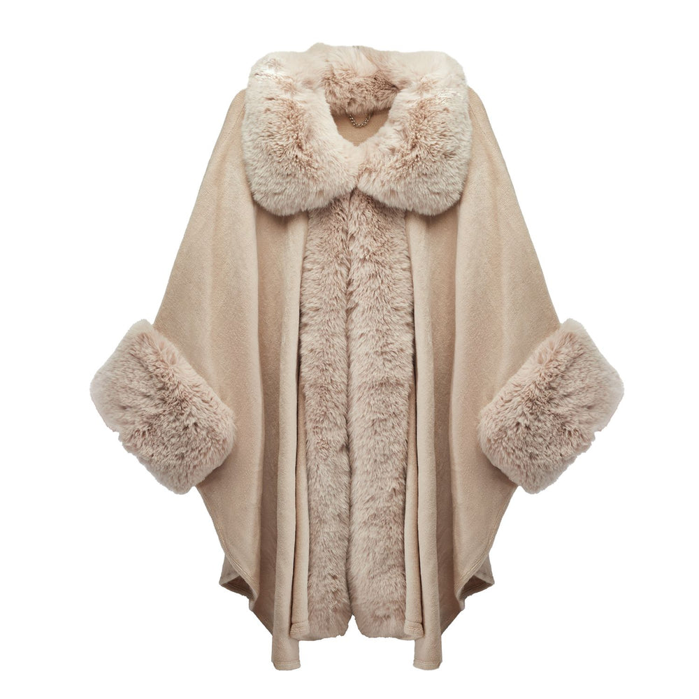 Gloria Poncho Cream Textile 