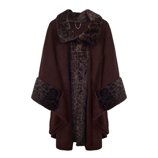 Gloria Poncho Leopard Textile 