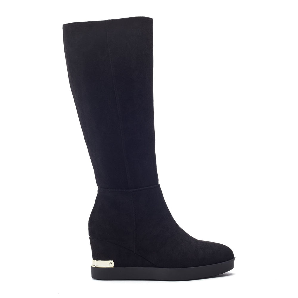 Gresil Black Alcantara Boots