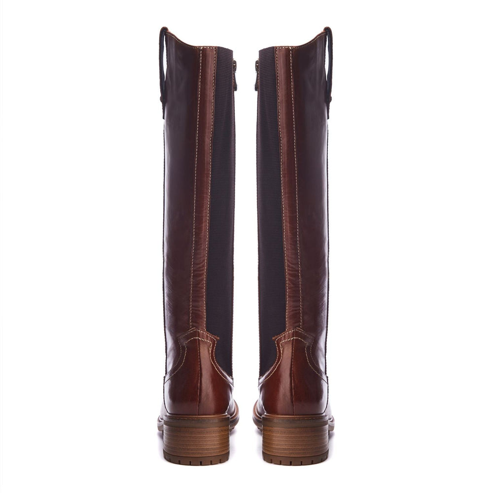 Hazay Tan Leather Boots