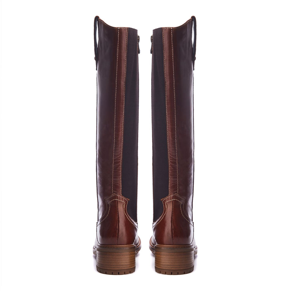 Hazay Tan Leather Boots