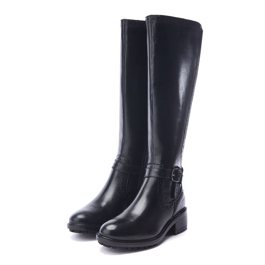 Hesdin Black Leather Boots