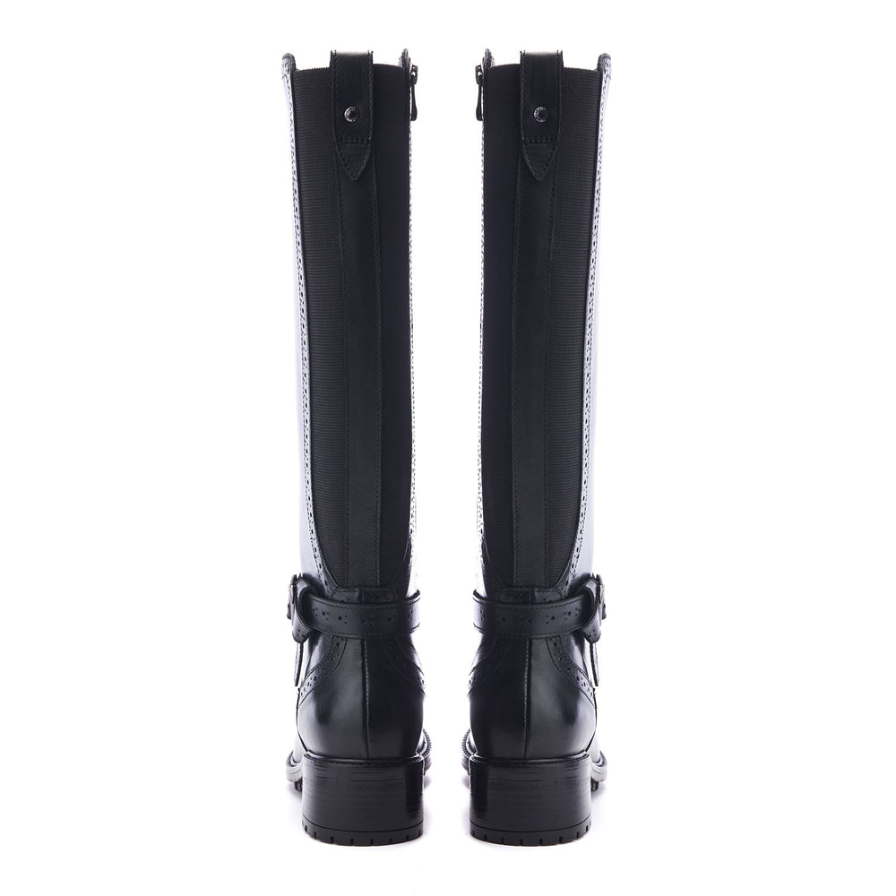 Hesdin Black Leather Boots