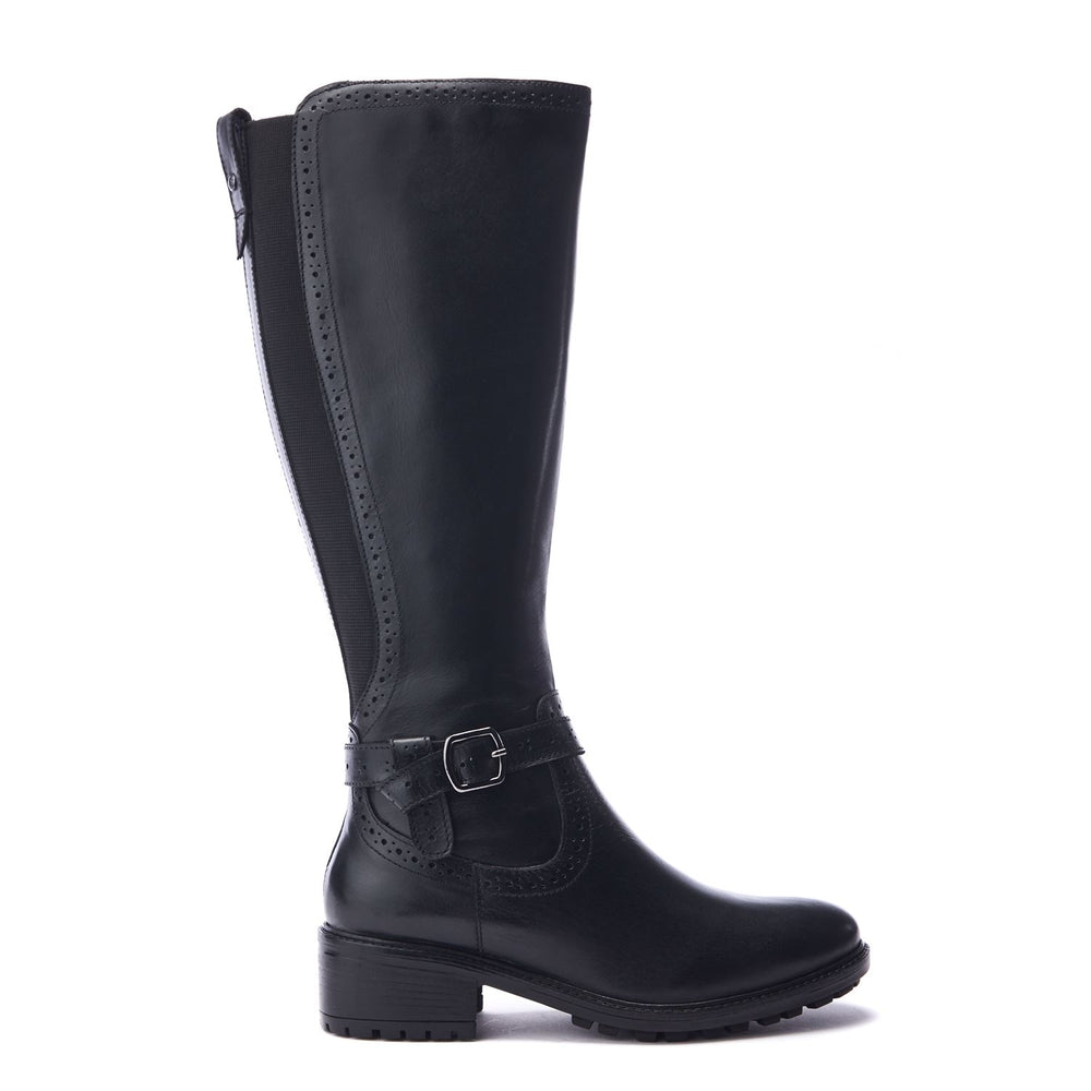 Hesdin Black Leather Boots