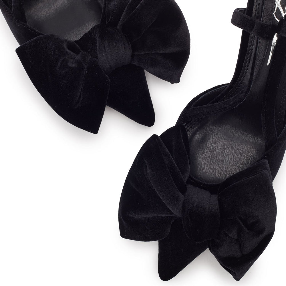 Himilaya Black Velvet Shoes