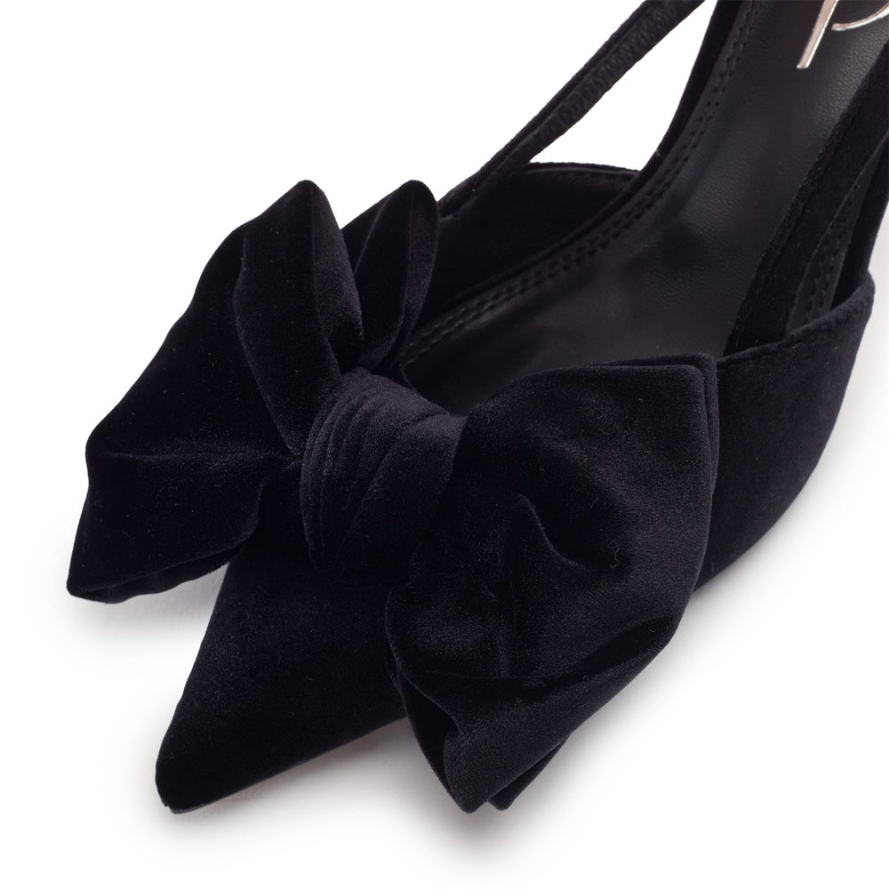 Himilaya Black Velvet Shoes