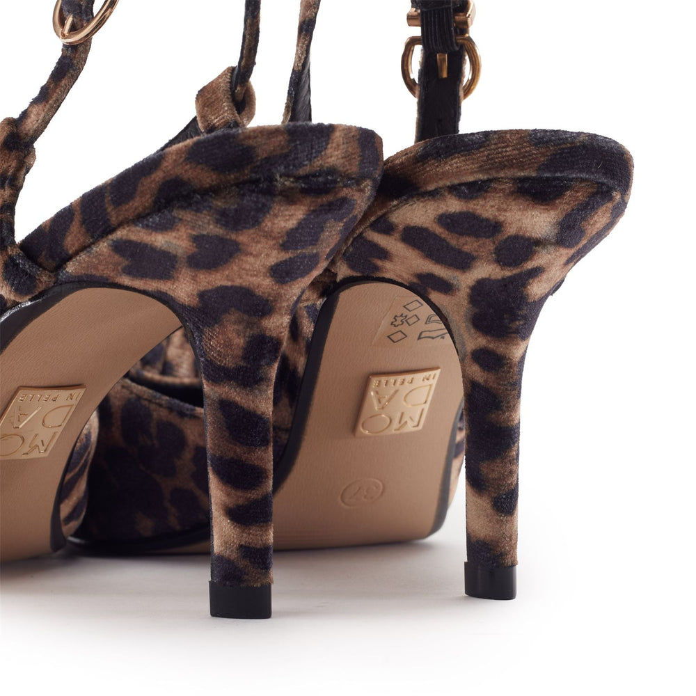 Himilaya Leopard Velvet Shoes