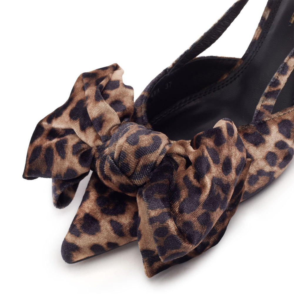Himilaya Leopard Velvet Shoes