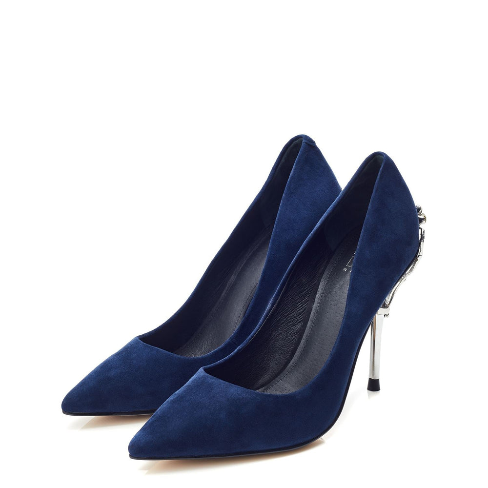 Illari Navy Suede Shoes