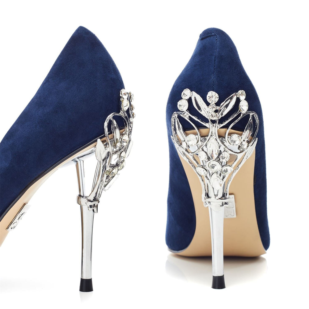 Illari Navy Suede Shoes