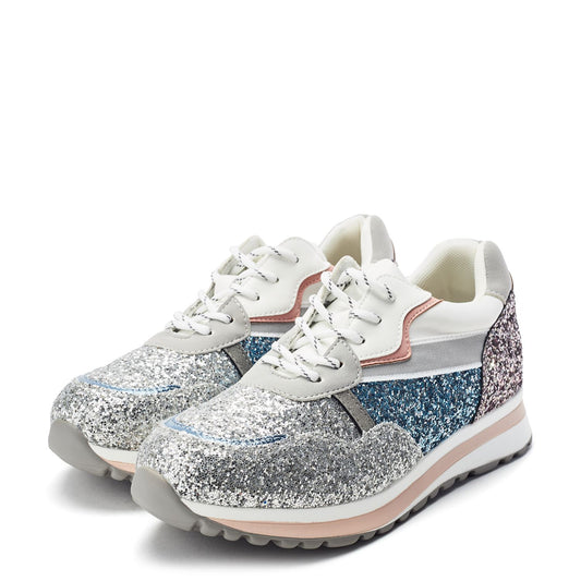 Iskara Silver Porvair Trainers