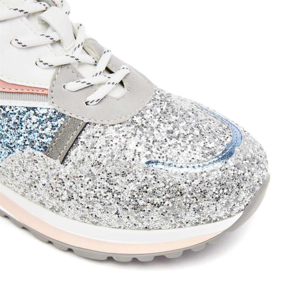 Iskara Silver Porvair Trainers