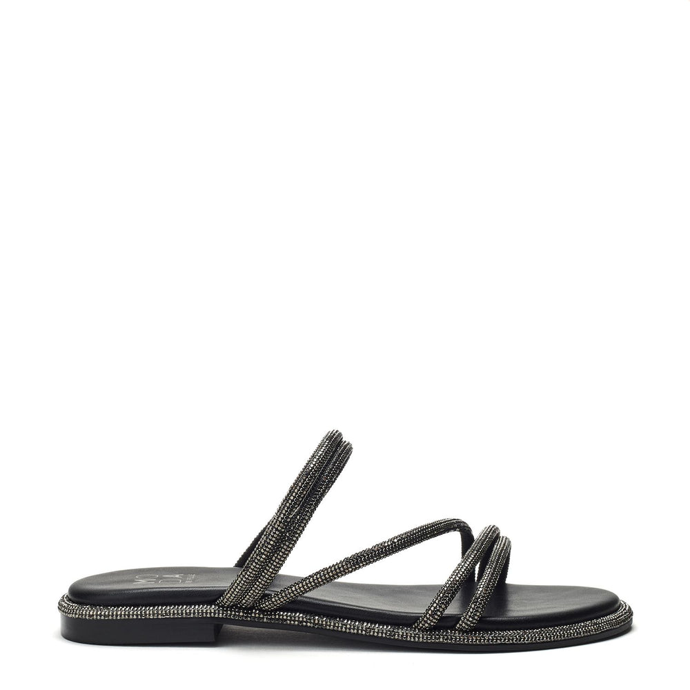 Jannay Black Porvair Sandals