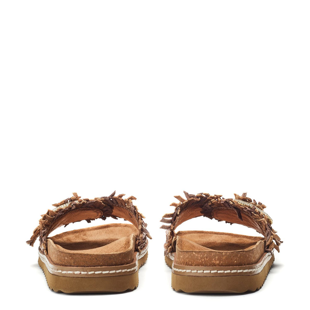 Jarilla Bronze Leather Sandals
