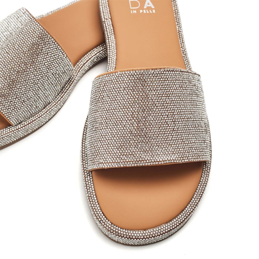 Jaz Silver Metallic Sandals