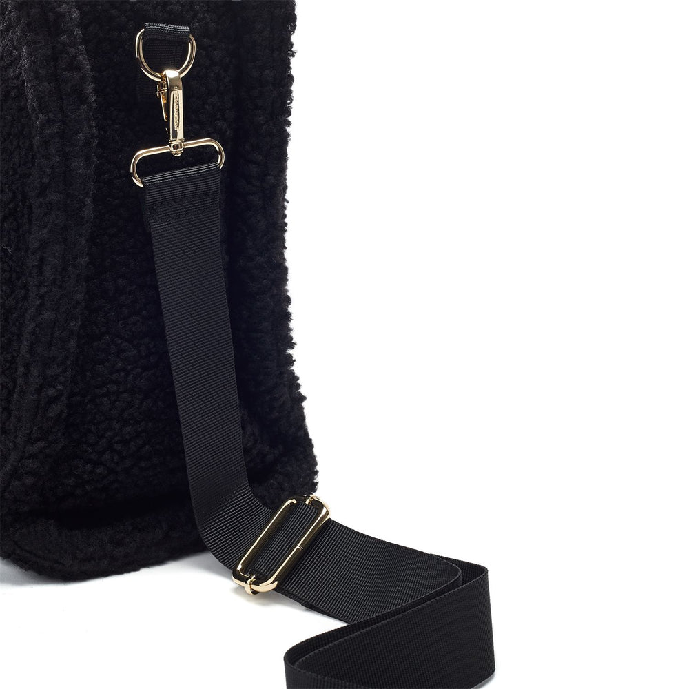 Jemima Bag Black Faux Fur 
