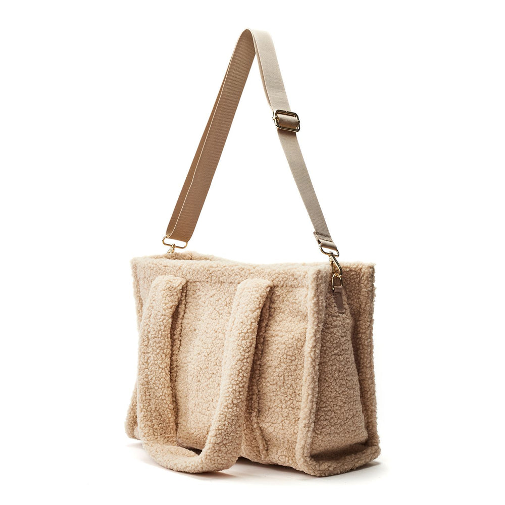 Jemima Bag Cream Faux Fur 