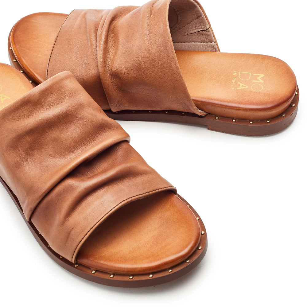 Jerri Tan Leather Sandals