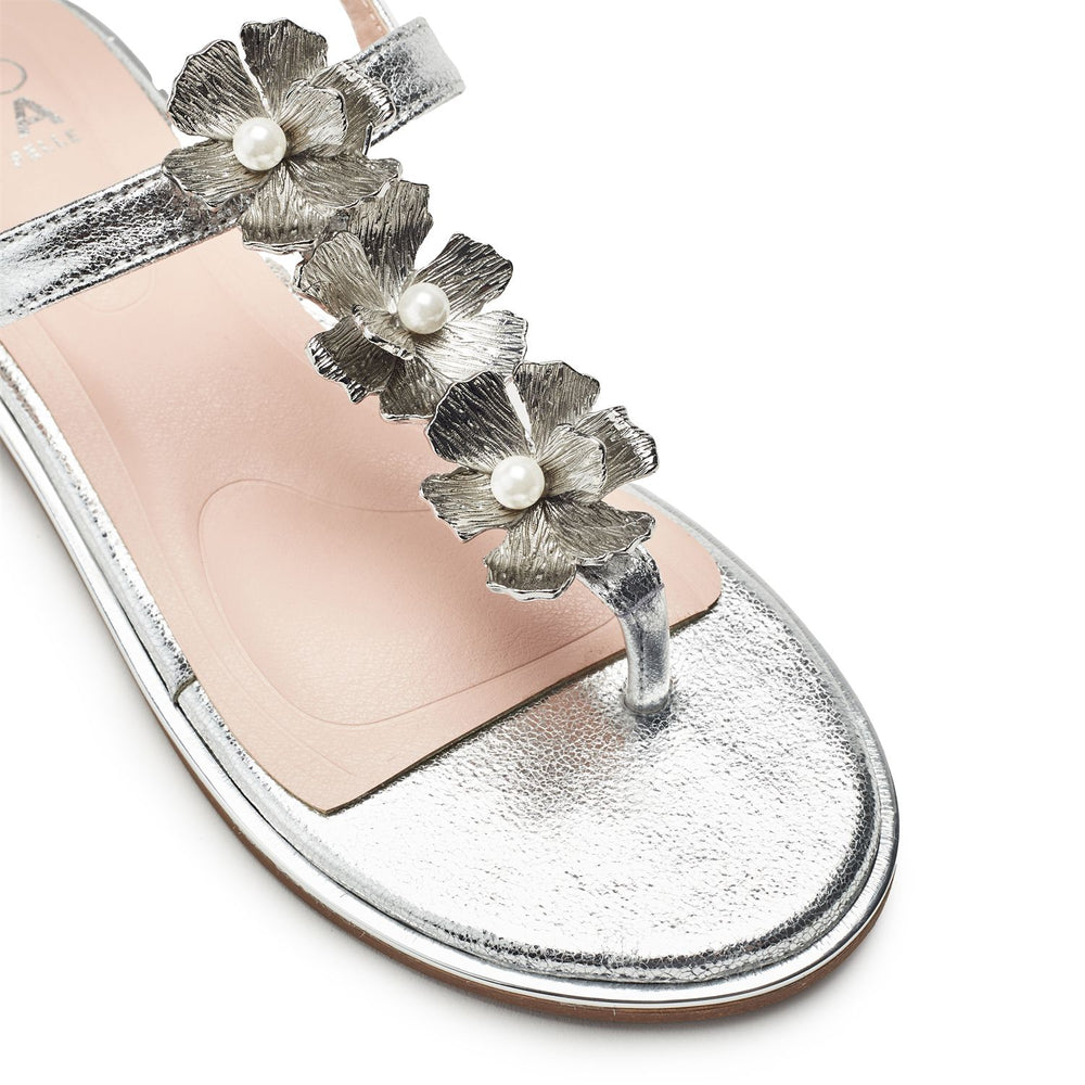 Jewelle Silver Porvair Sandals